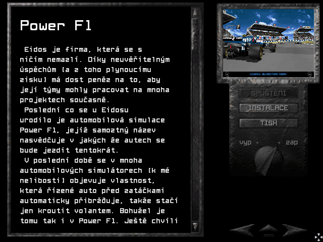 Demo: Power F1