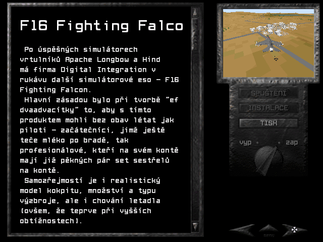 Demo: F16 Fighting Falcon