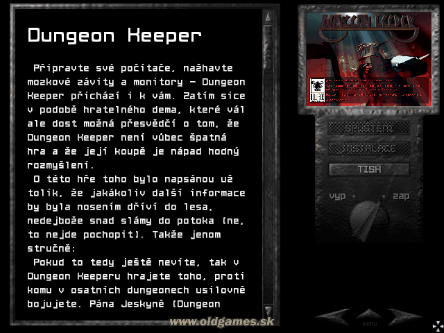 Demo: Dungeon Keeper