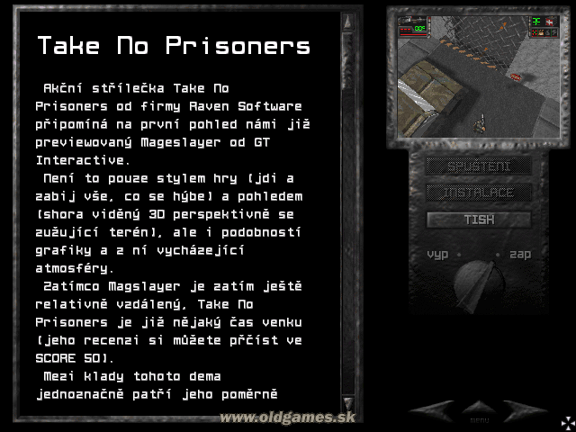 Demo: Take No Prisoners