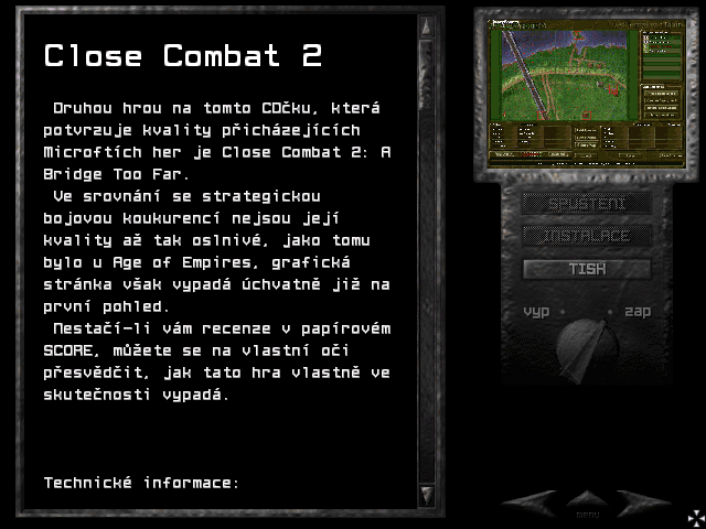 Demo: Close Combat 2: A Bridge Too Far