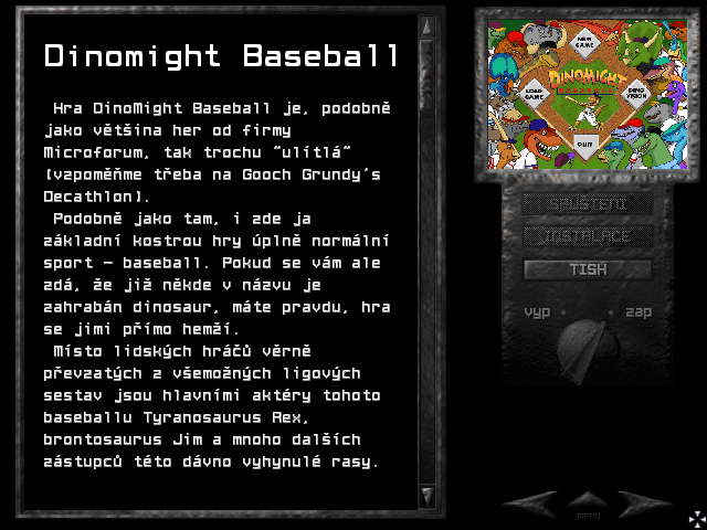 Demo: DinoMight Baseball