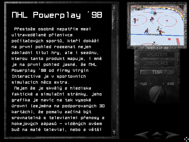 Demo: NHL Powerplay 98
