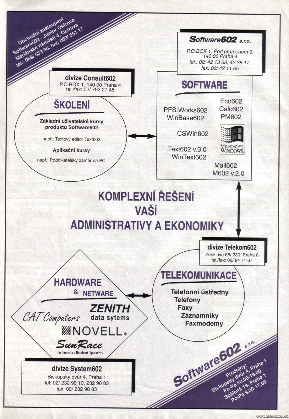 reklama: Software 602