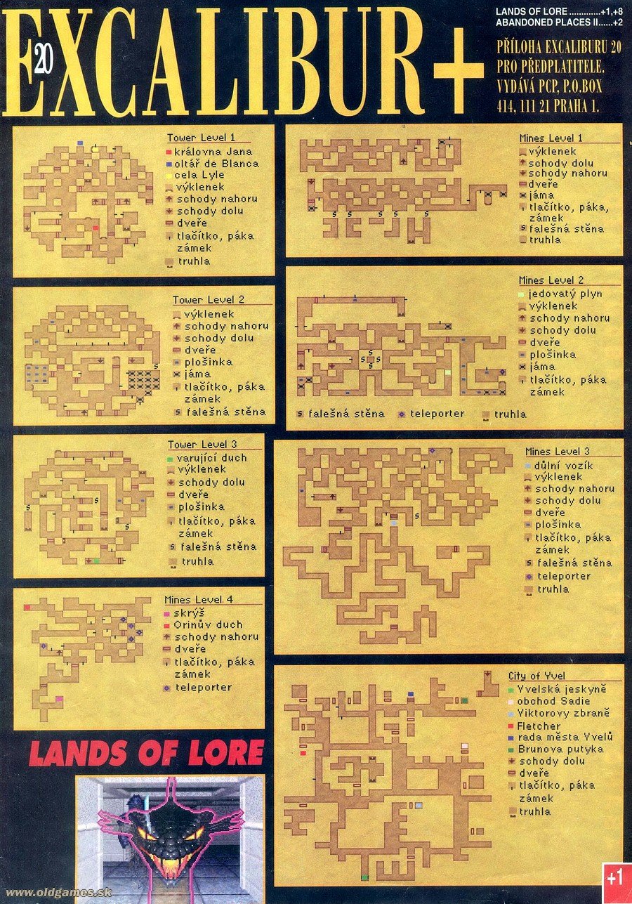 Lands of Lore, Mapy (2)