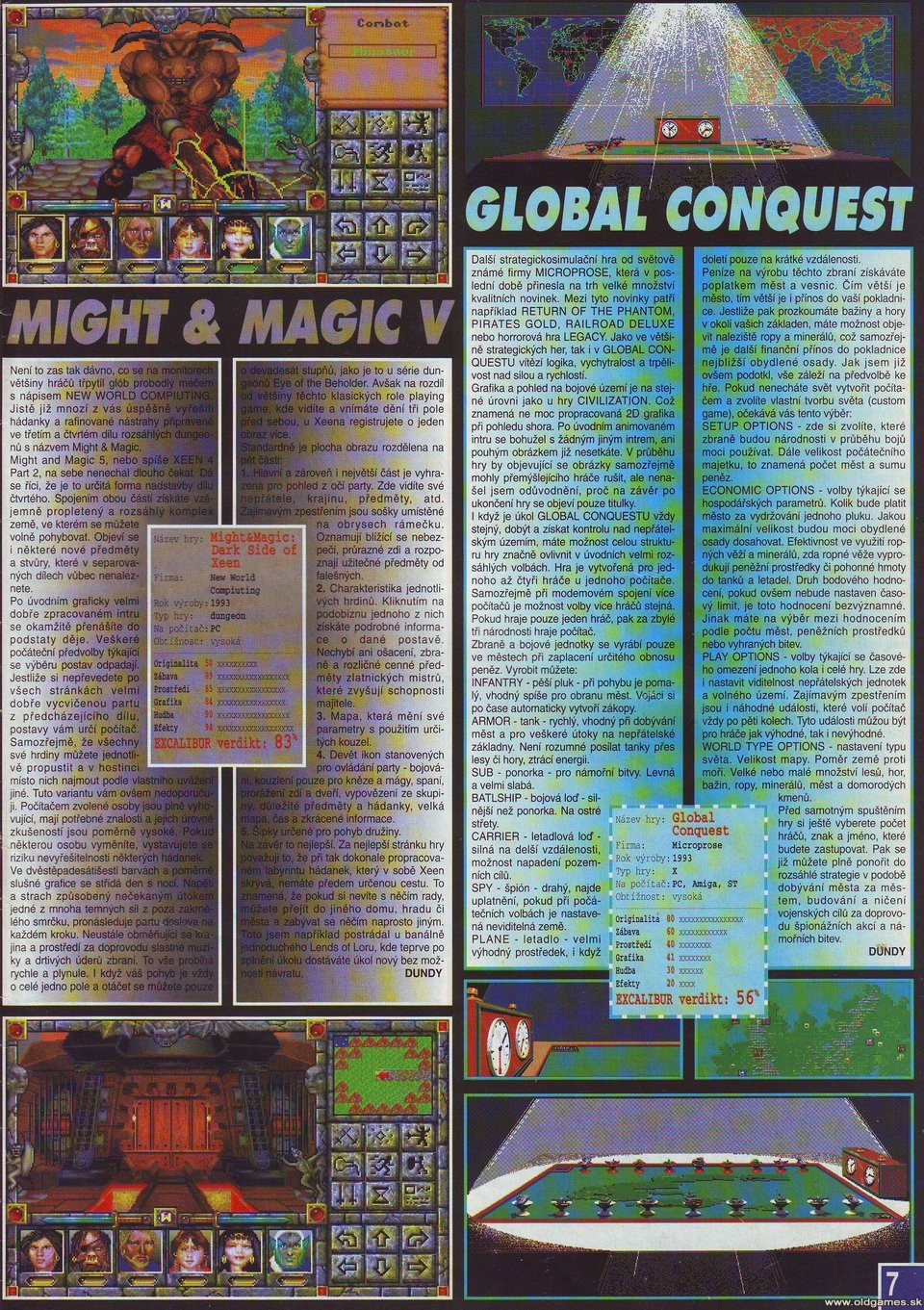 Might and Magic 5: Dark Side of Xeen, Global Conquest