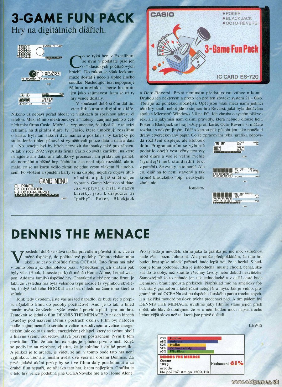 3-Game Fun Pack, Dennis the Menace