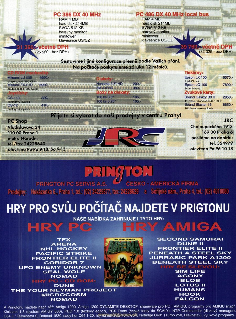 reklama: Prington, JRC