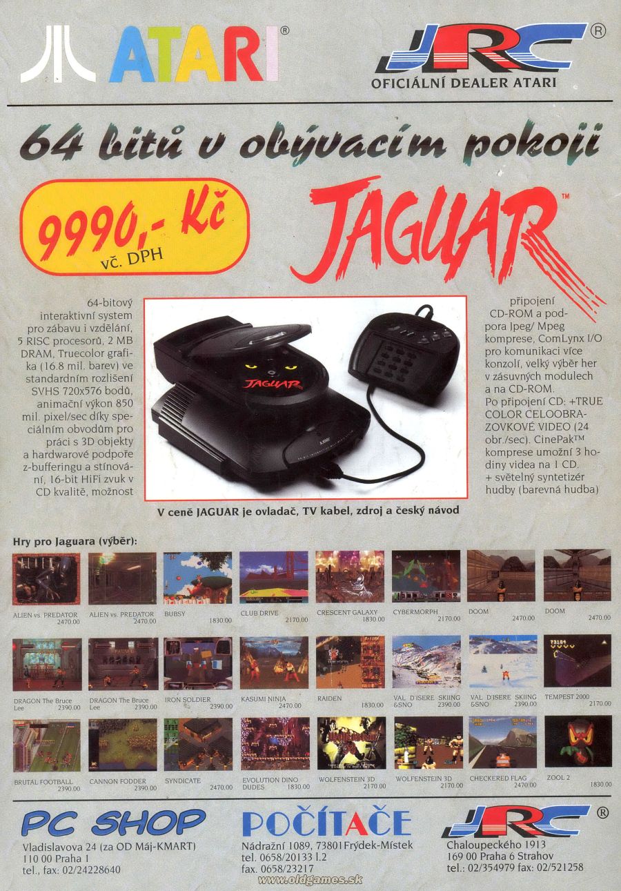 reklama - Atari Jaguar
