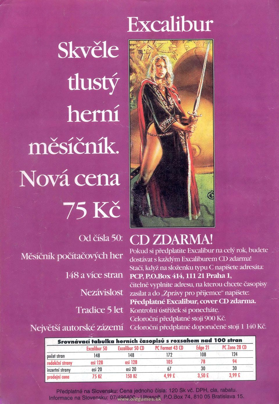 reklama - Excalibur č.50