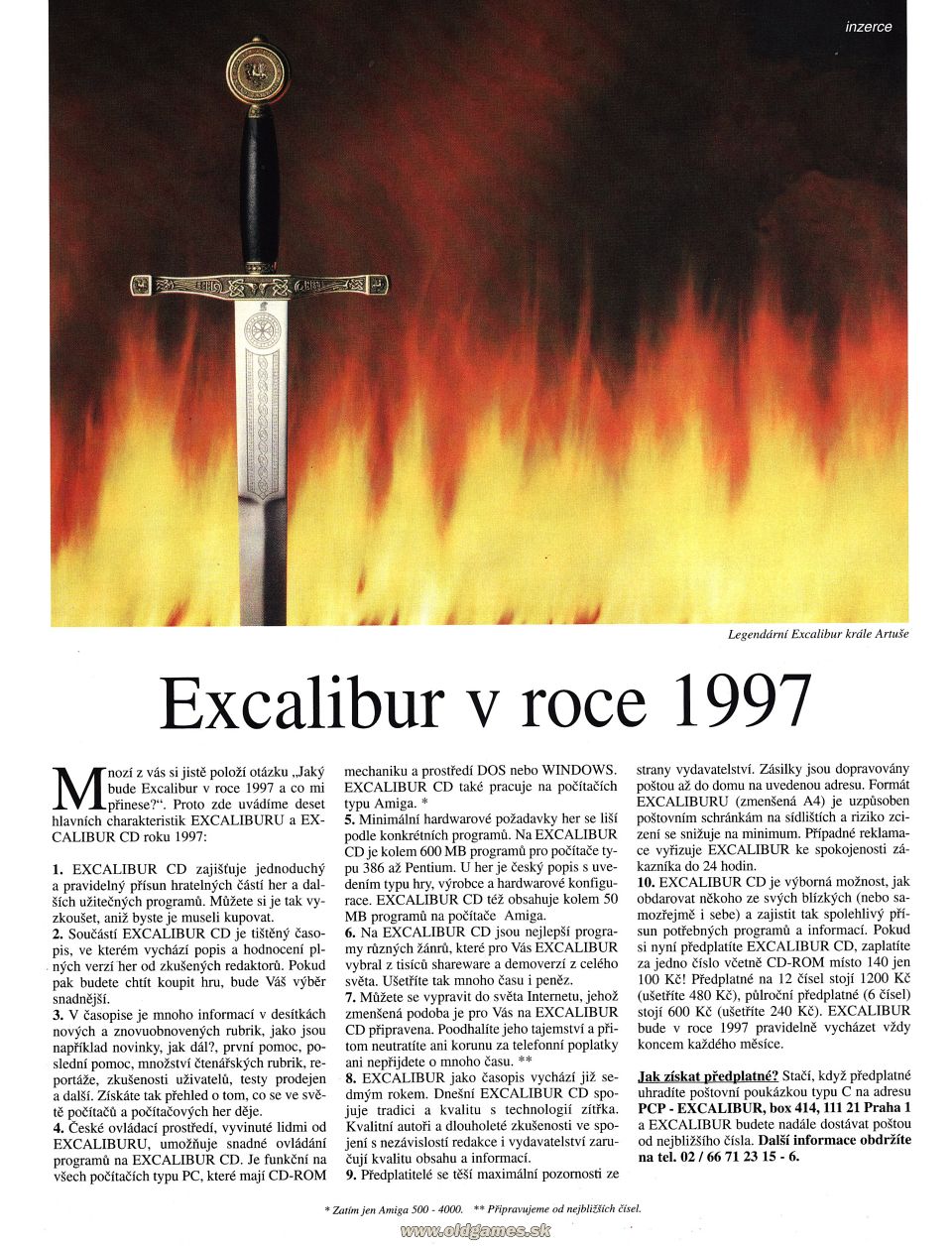 Excalibur v roce 1997