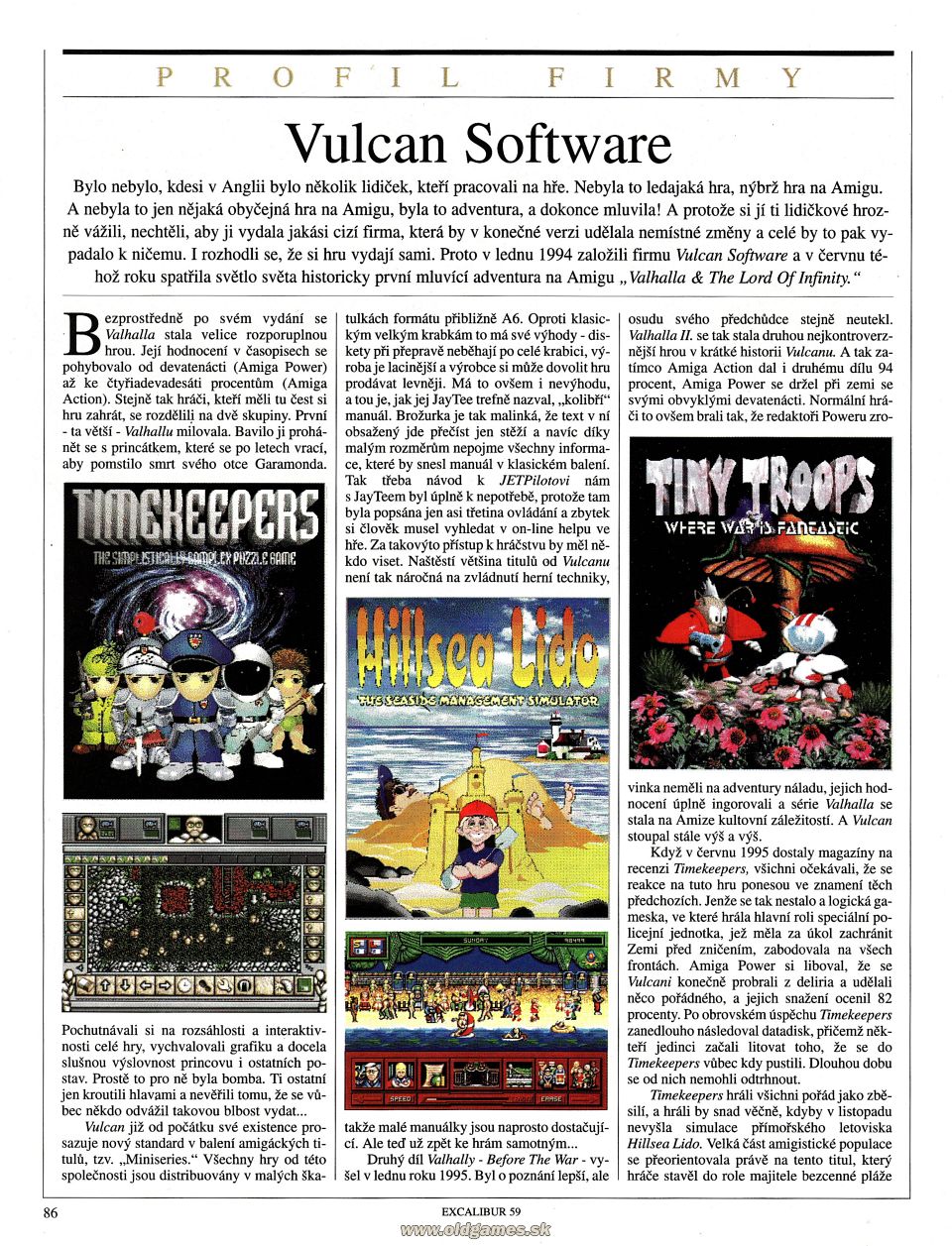 Profil Firmy: Vulcan Software