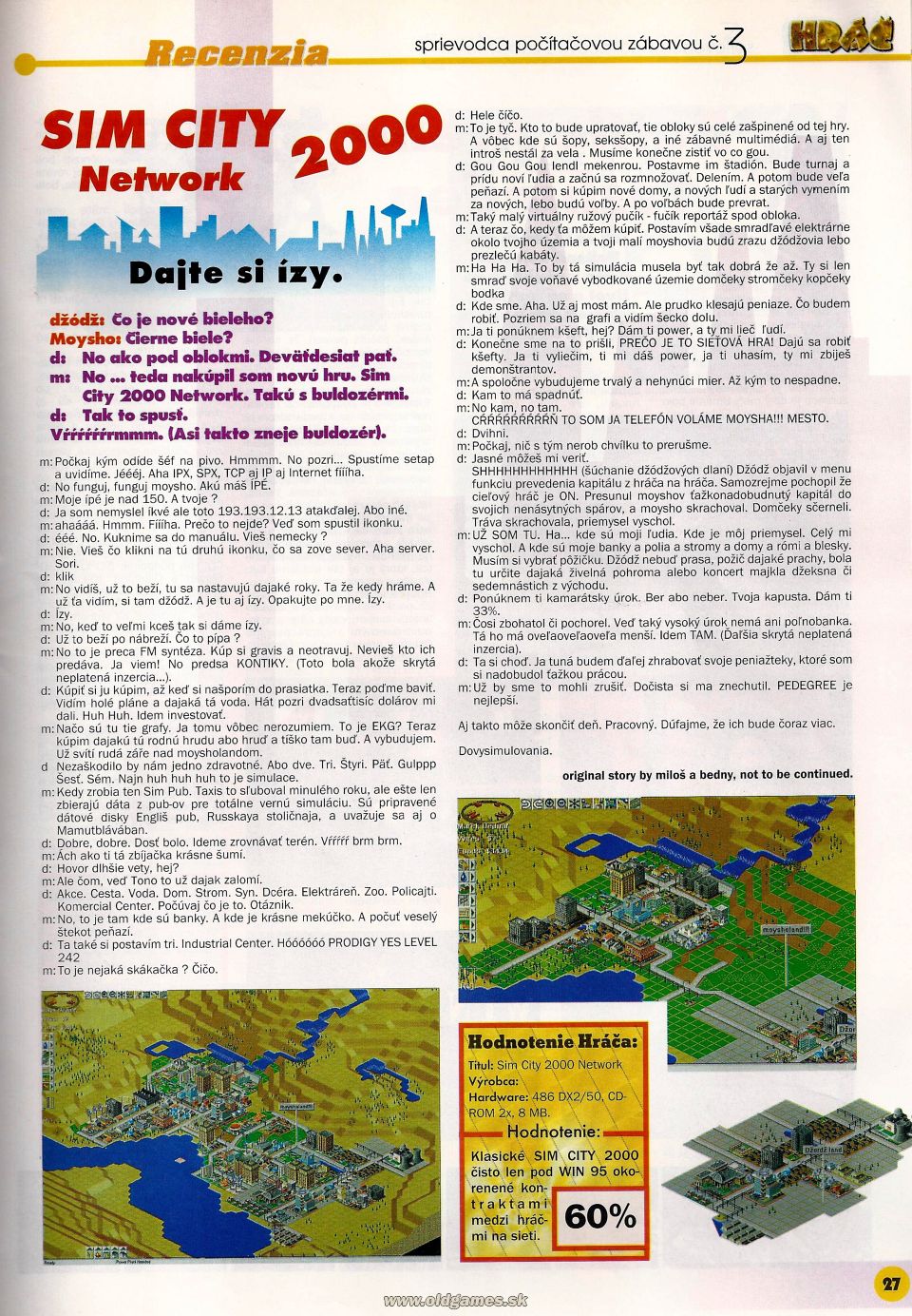 Sim City 2000 Network