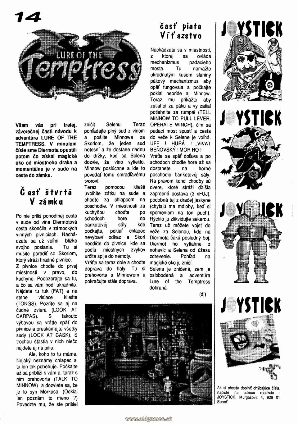 Lure of the Temptress - Návod (3)