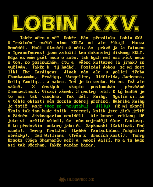 O nás: Lobin XXV.