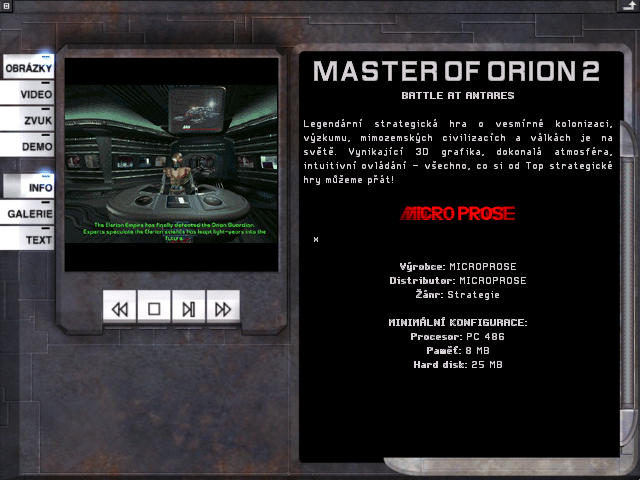 Info: Master of Orion 2