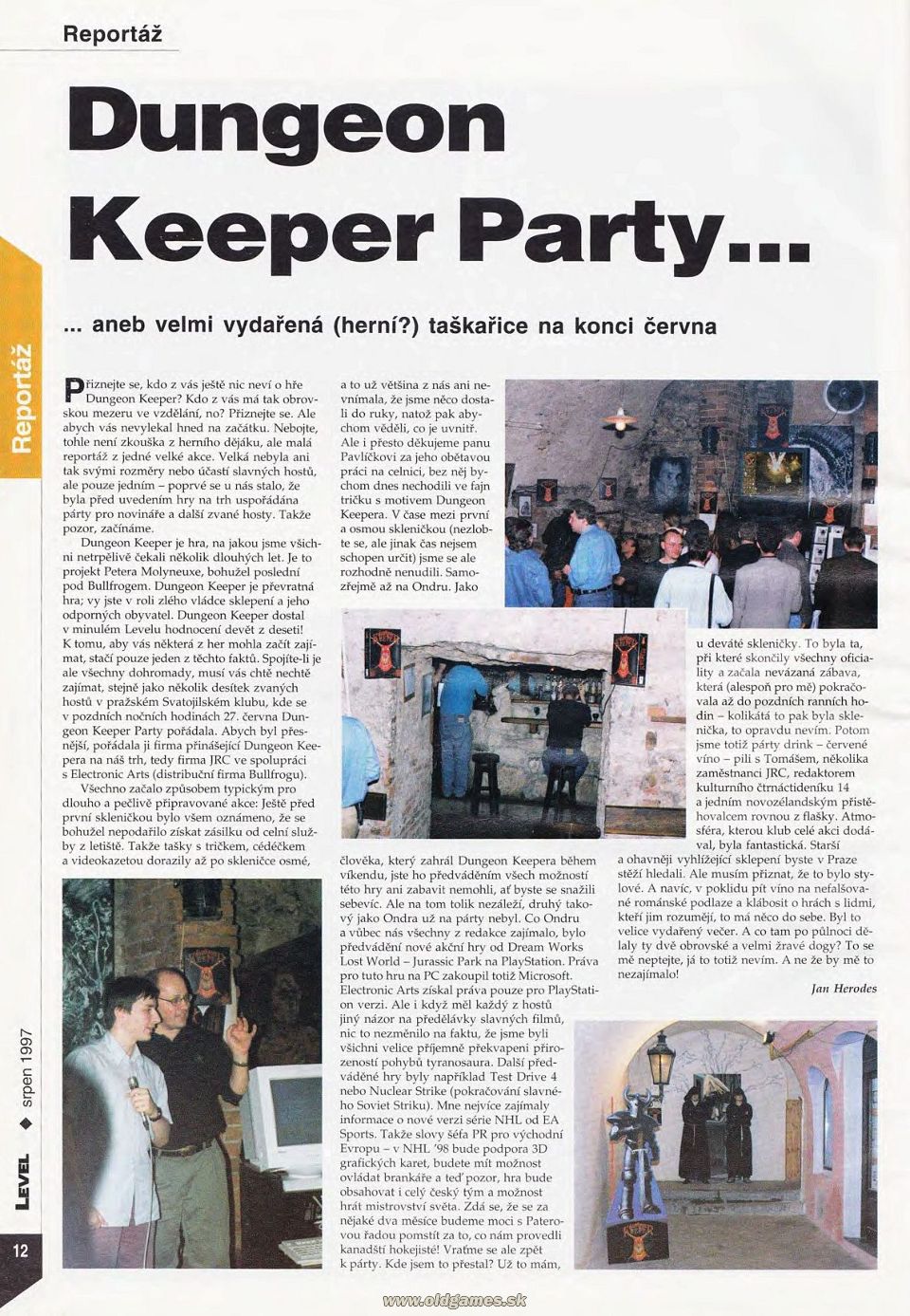 Reportáž: Dungeon Keeper Party
