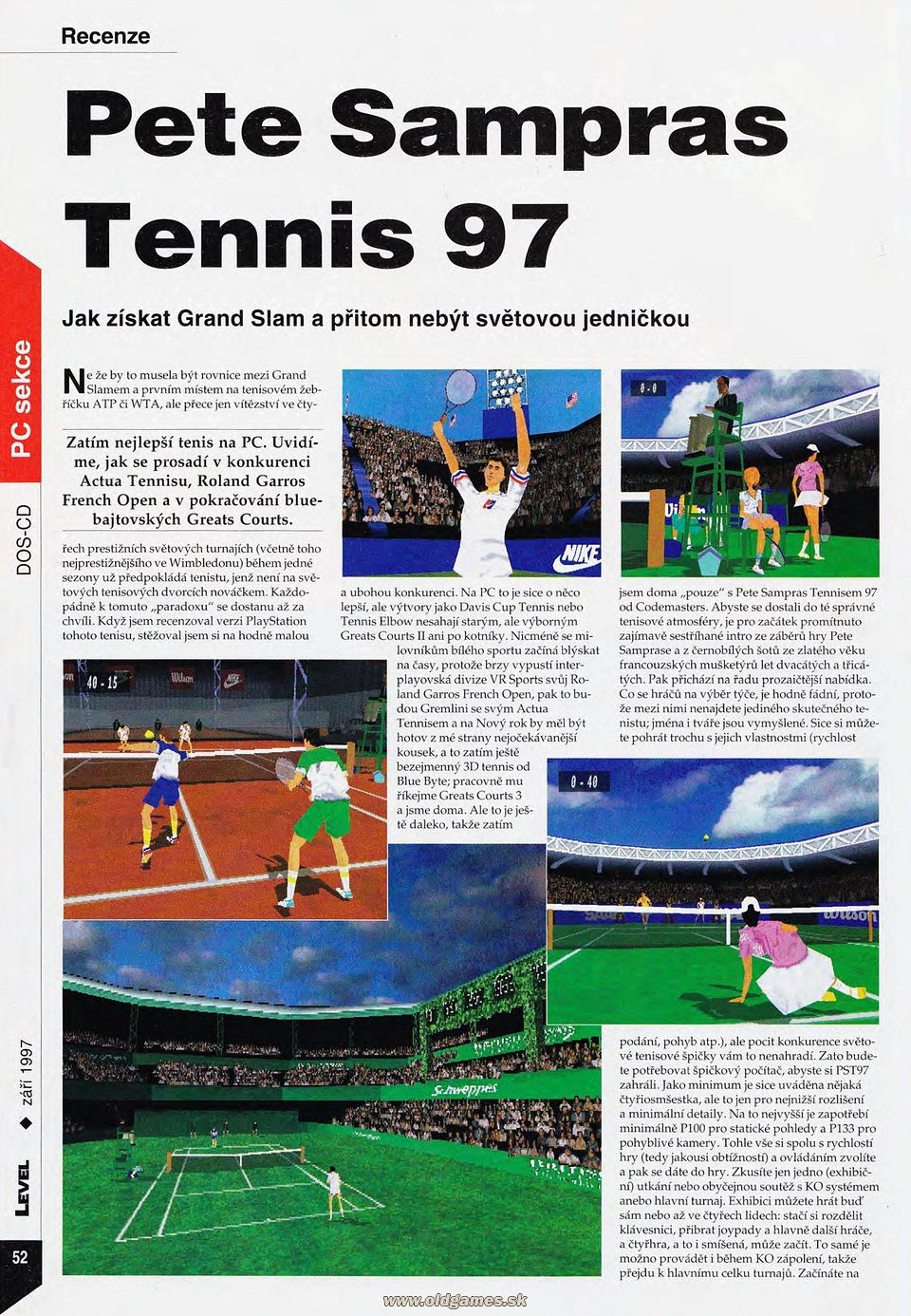 Pete Sampras Tennis 97
