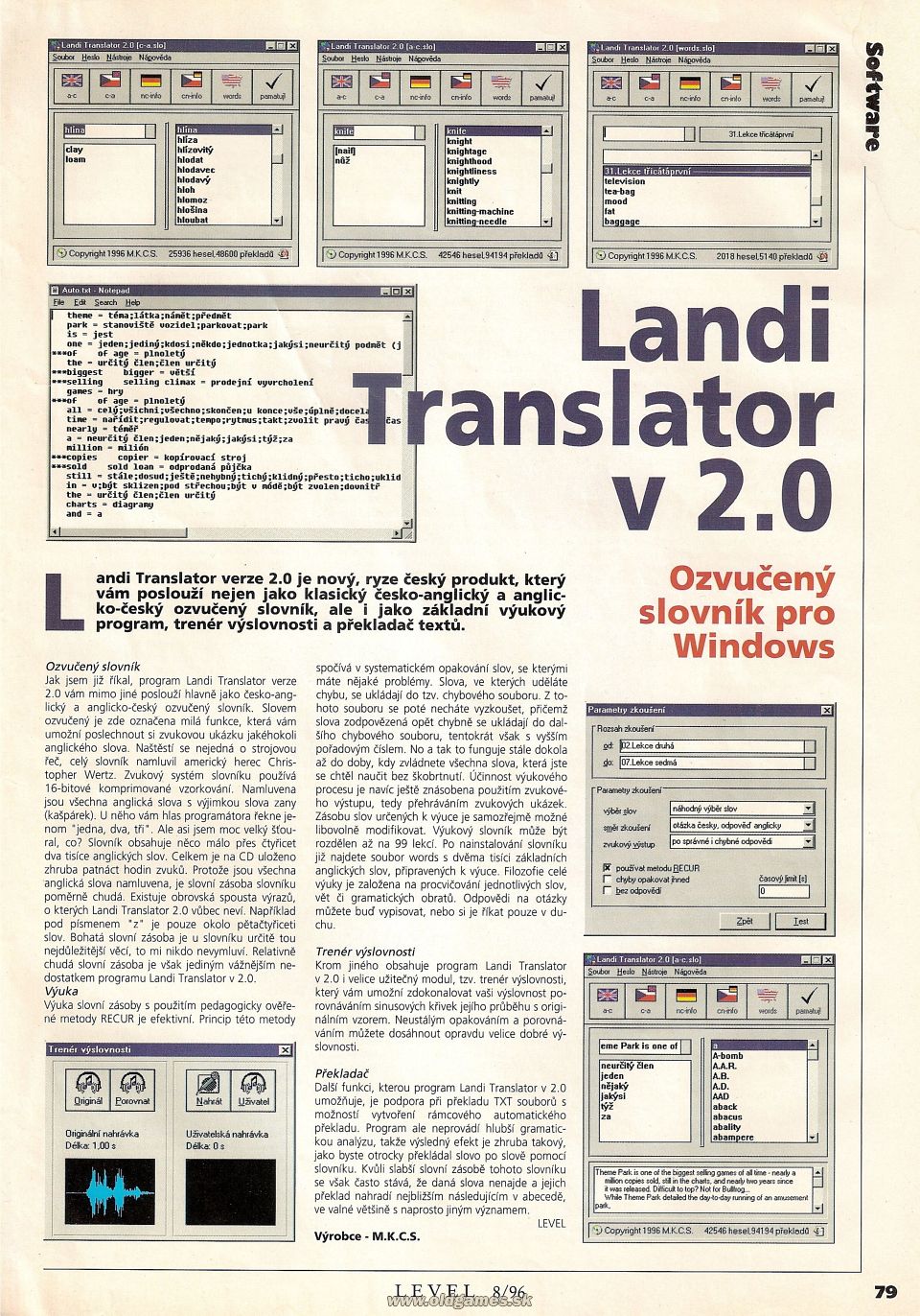Software: Landi Translator v2.0