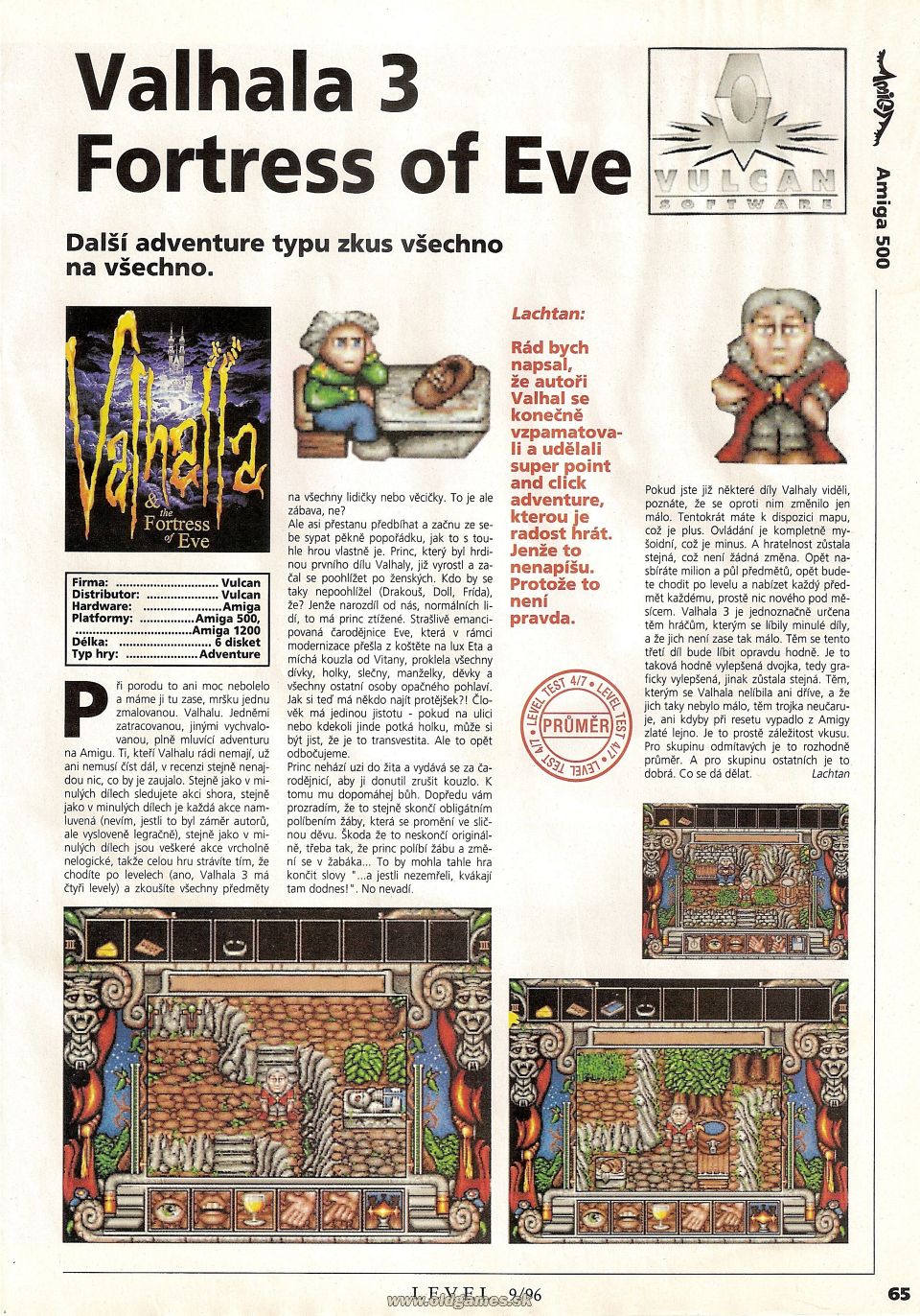 Valhala 3: Fortress of Eve (Amiga)