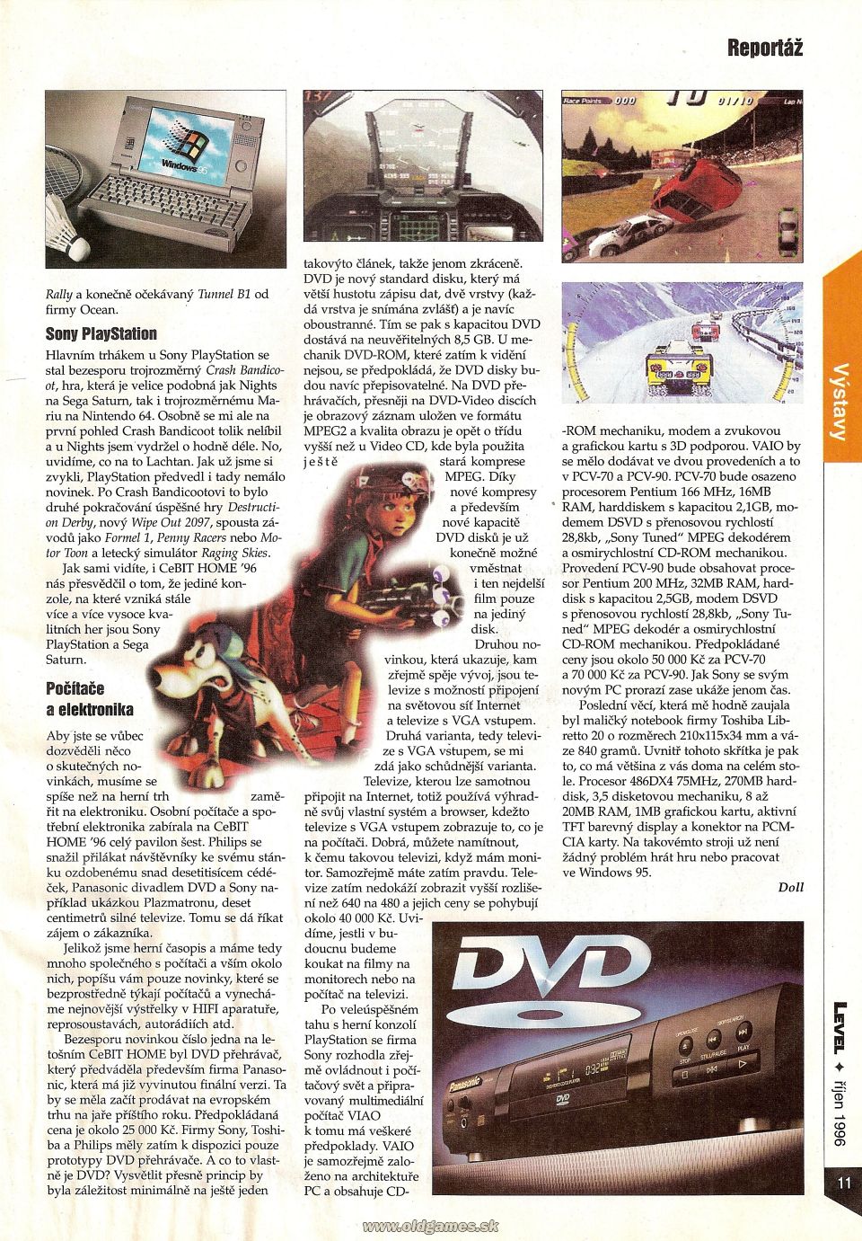Reportáž: CeBIT Home Electronics 1996