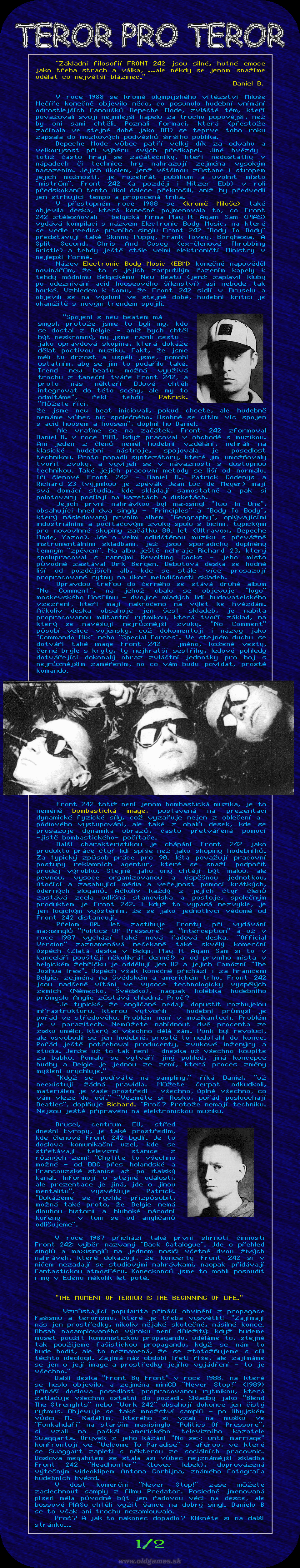 Front 242 (1/2)