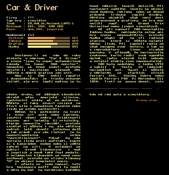 Car & Driver