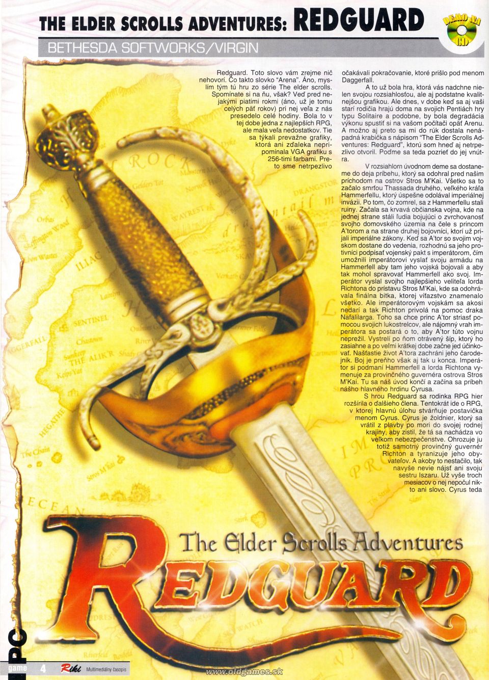 The Elder Scroll Adventures: Redguard