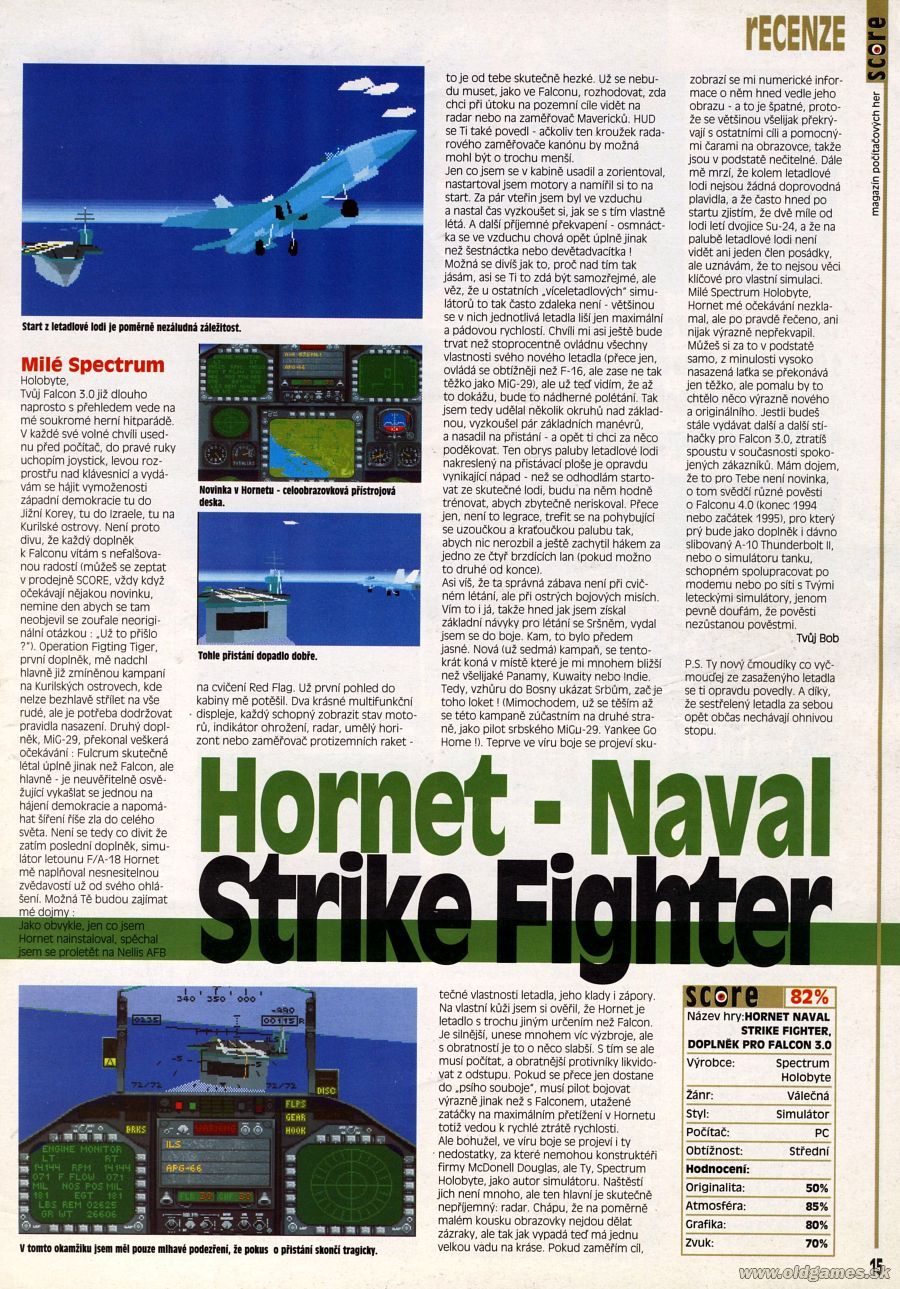 Hornet - Naval Strike Fighter
