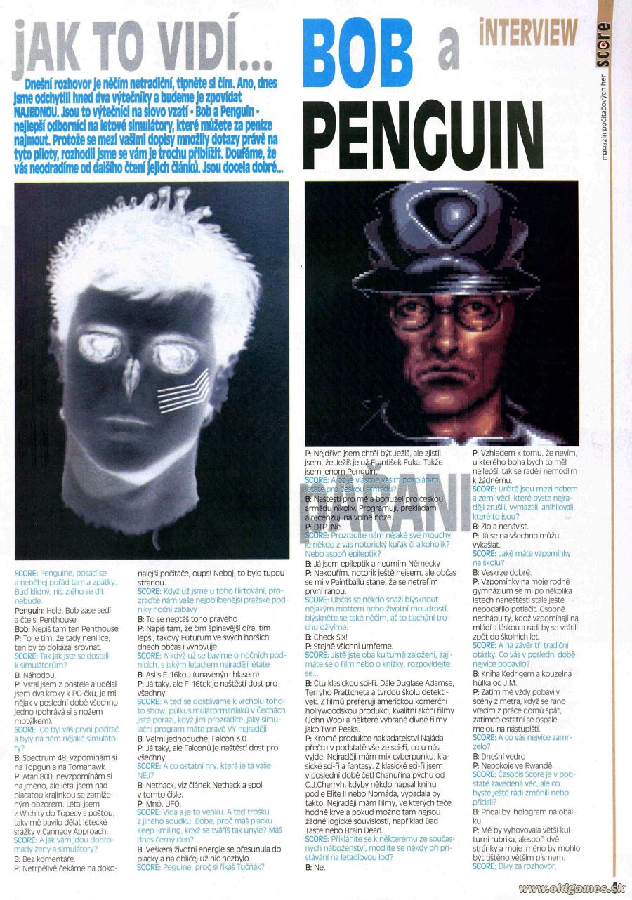 Interview - Bob a Penguin