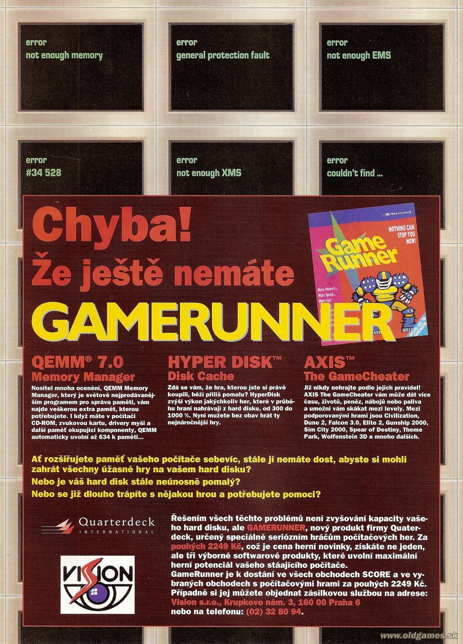 Reklama, Gamerunner