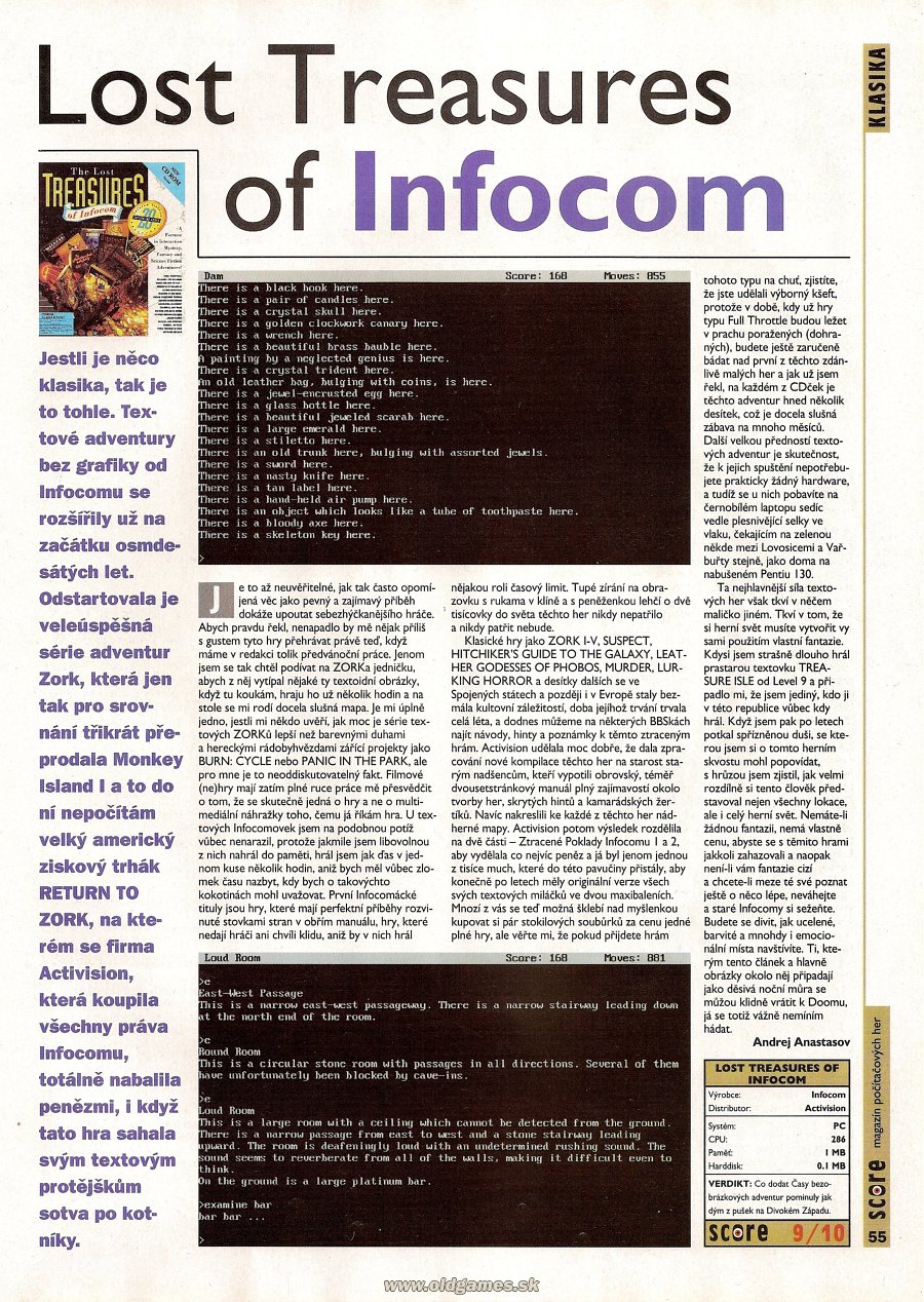 Lost Treasures of Infocom