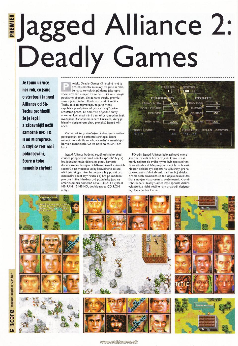 Preview: Jagged Alliance 2: Deadly Games