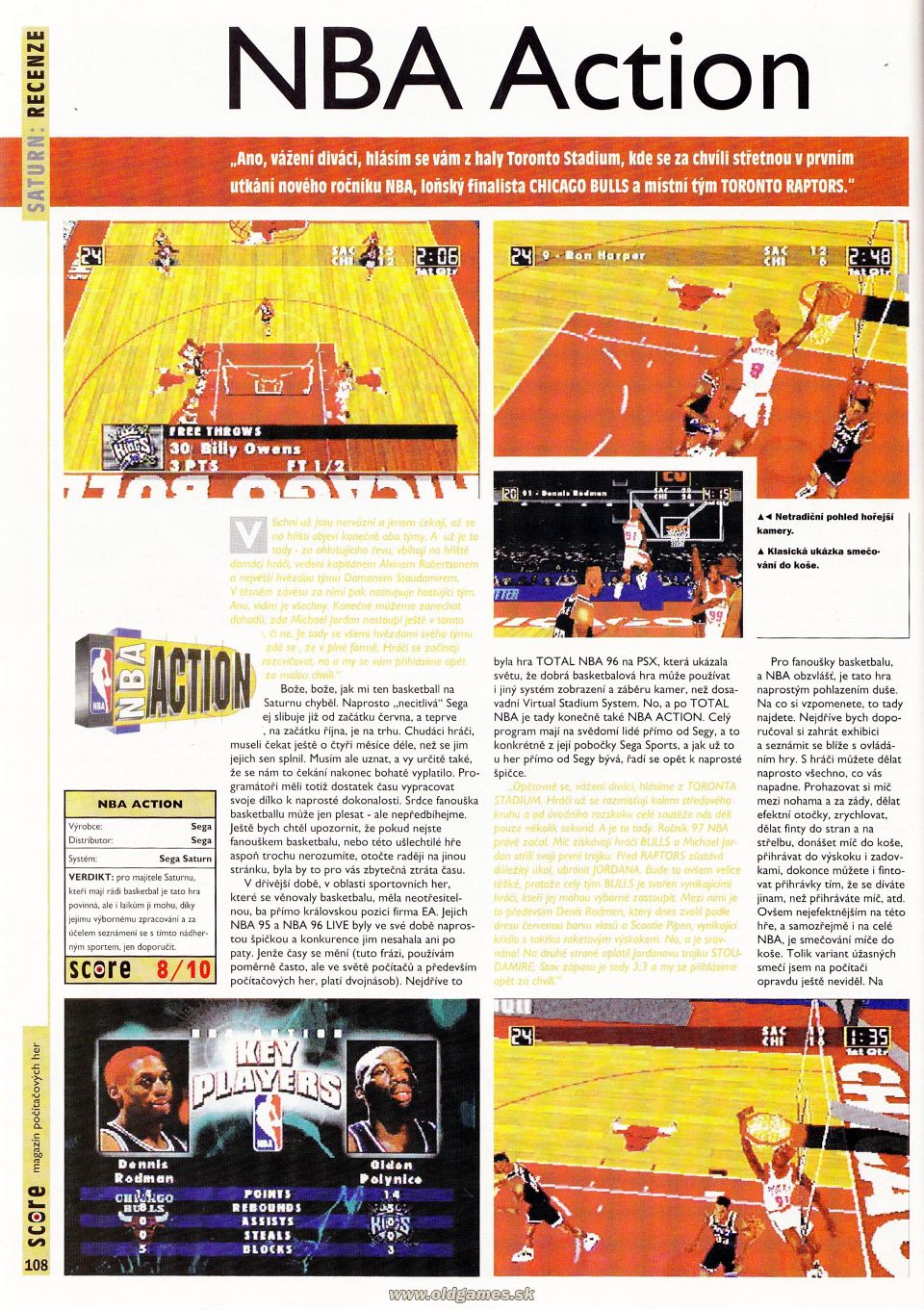 NBA Action (Saturn)