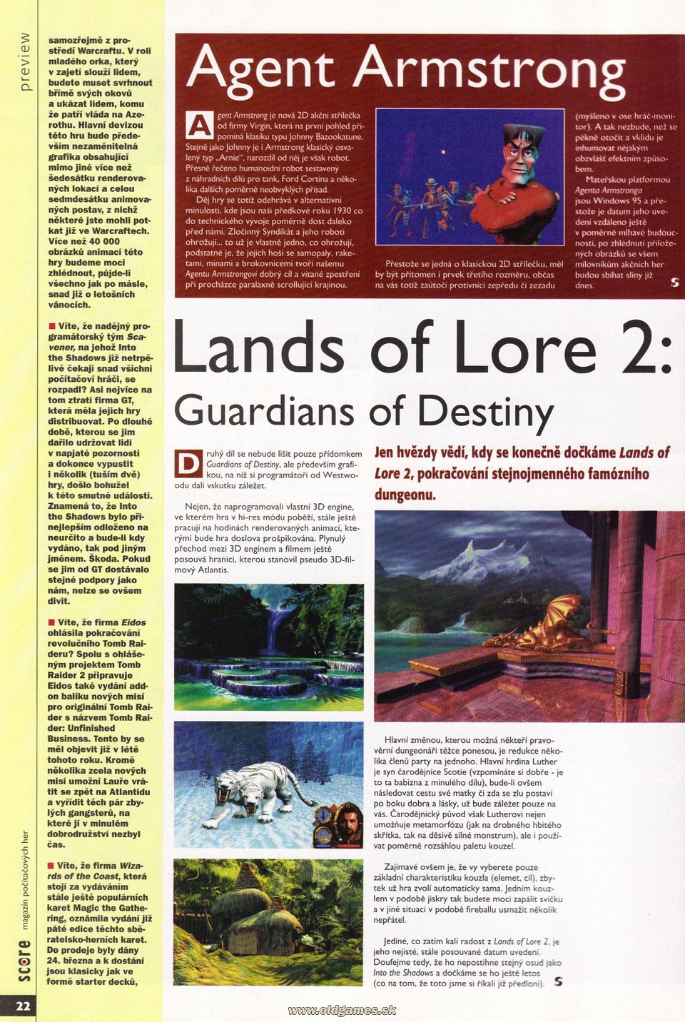Preview: Lands of Lore 2, Agent Armstrong