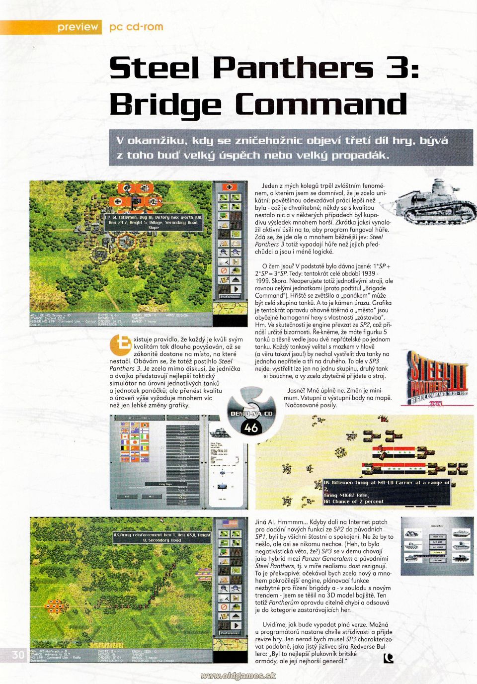 Preview: Steel Panthers 3: Bridge Command