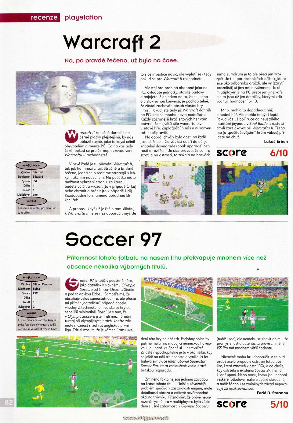 Warcraft 2, Soccer 97