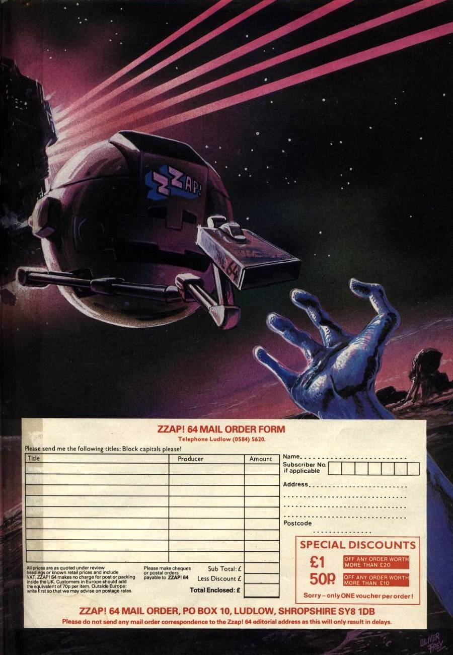 Zzap!64 Mail Order Form