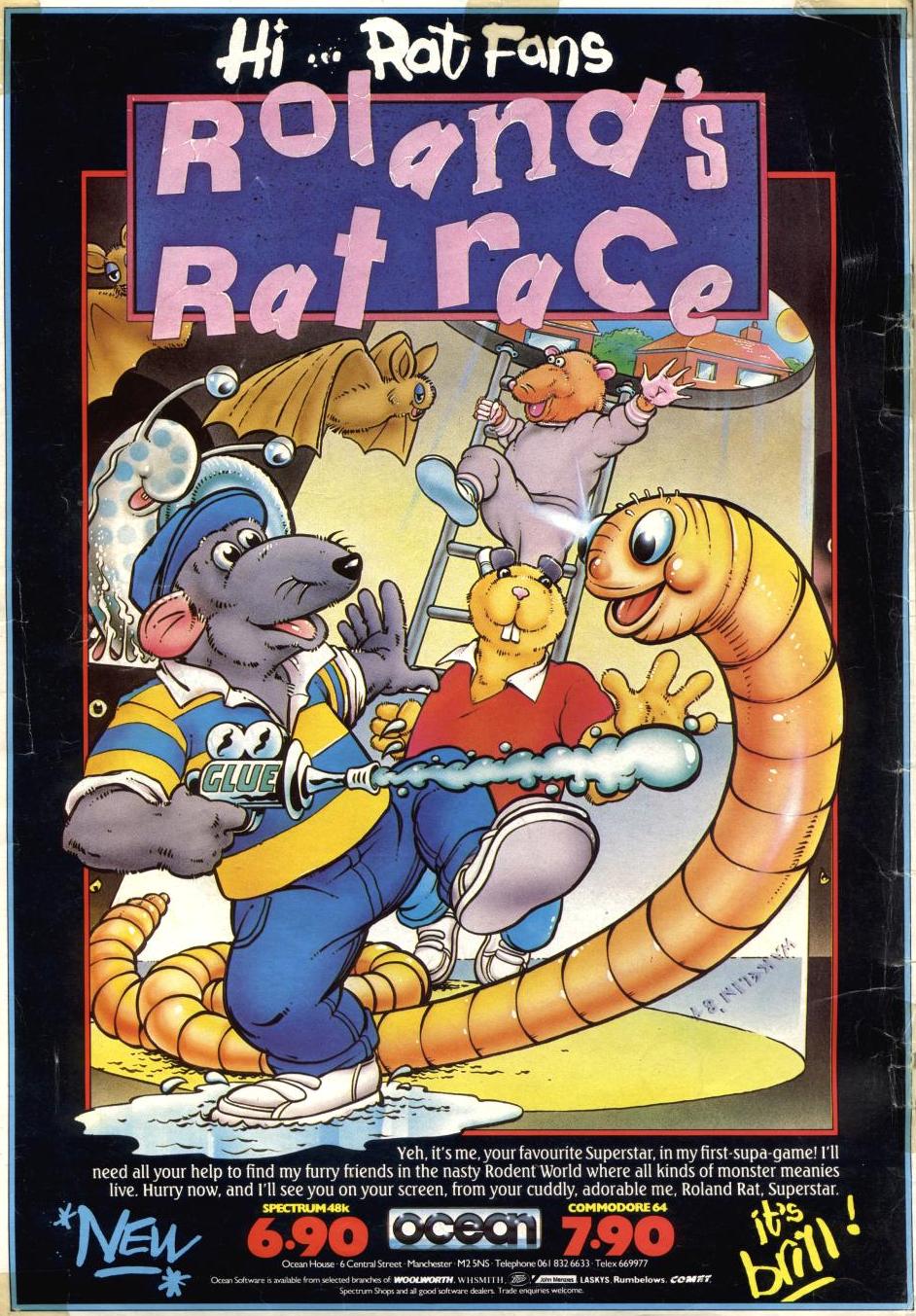 advertisement, Roland's Rat Race