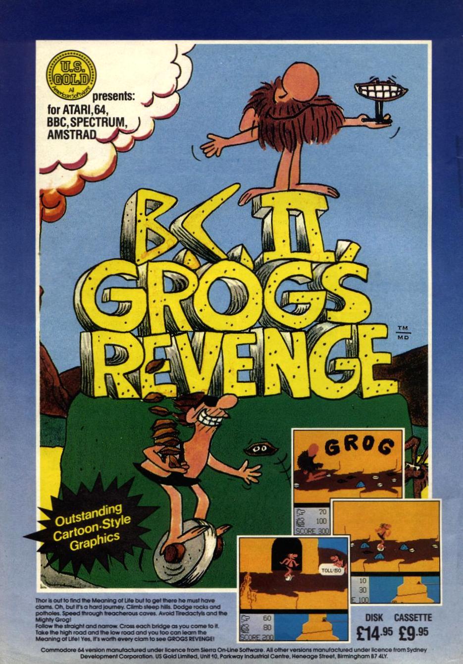advertisement, B.C.II Grogs Revenge