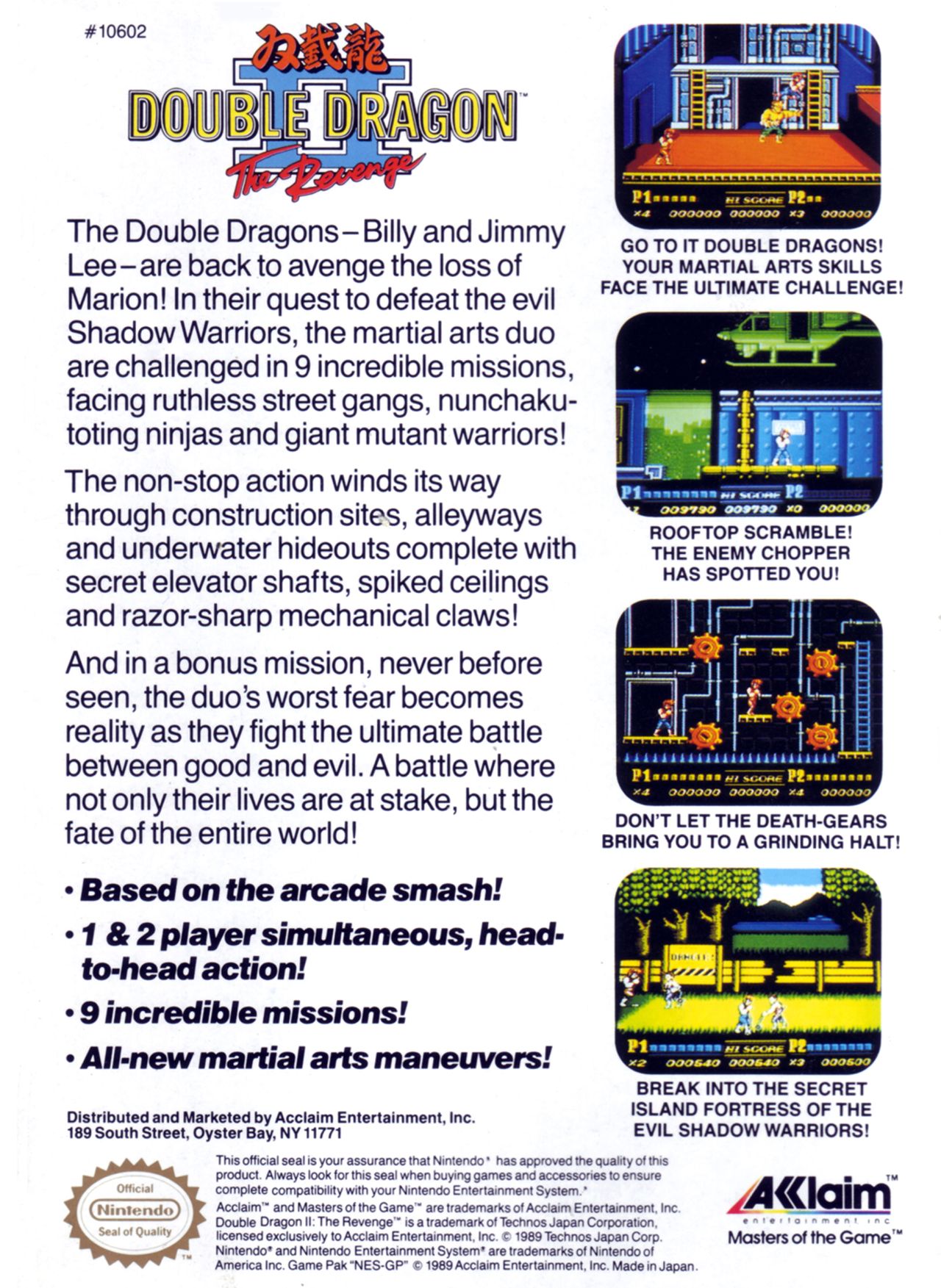 Download Double Dragon - My Abandonware