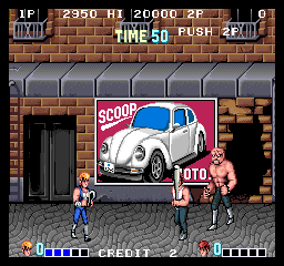 Double Dragon - Arcade, 1 player