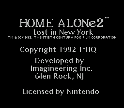 🕹️ Play Retro Games Online: Home Alone 2 (NES)