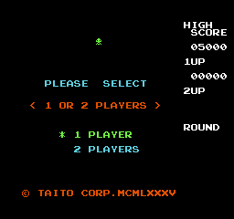 NES, Main menu