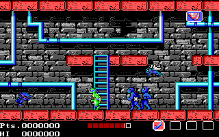 Teenage Mutant Ninja Turtles - DOS, Gameplay
