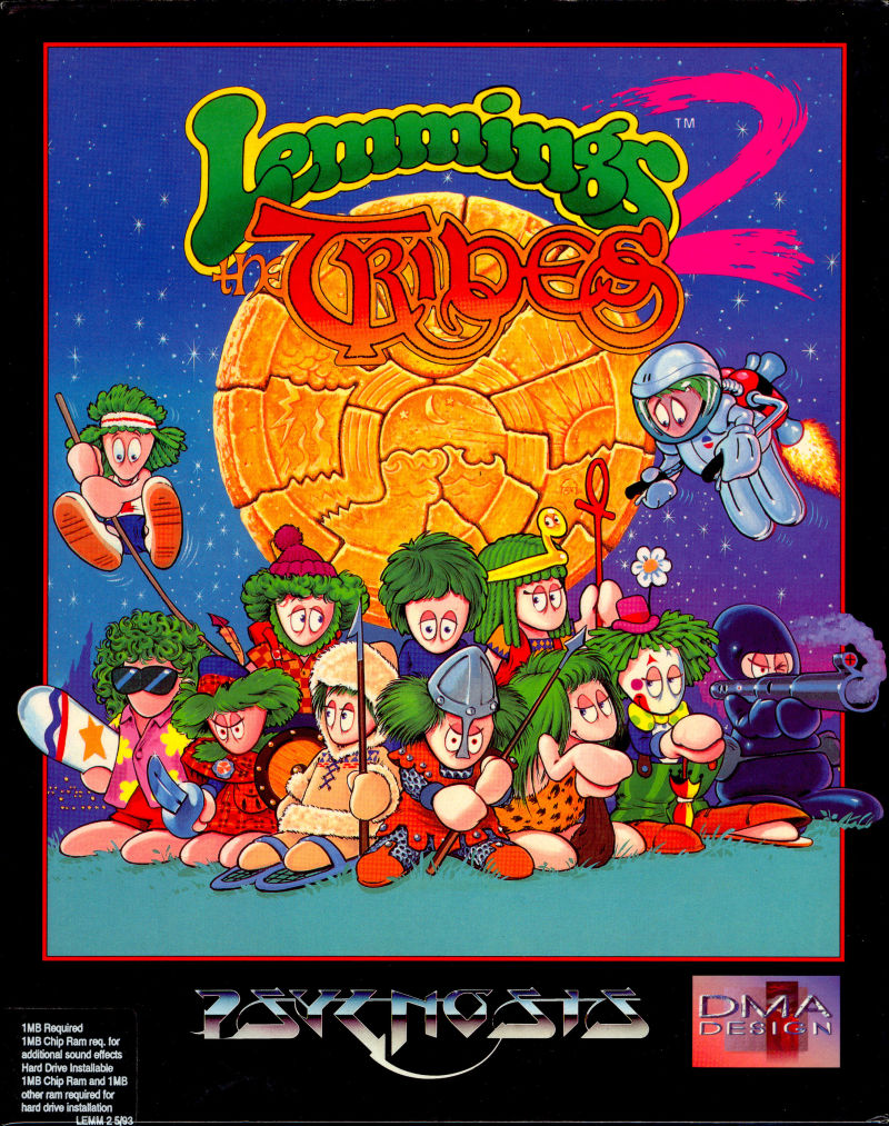 Lemmings 2 - The Tribes - SEGA Game Gear Games