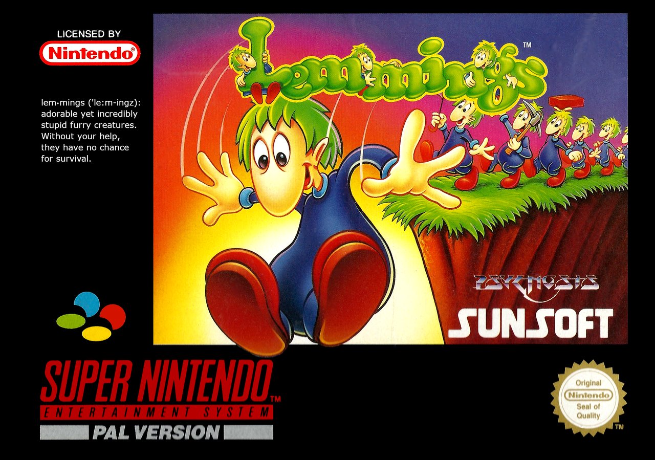 Play SNES Lemmings (USA) Online in your browser 