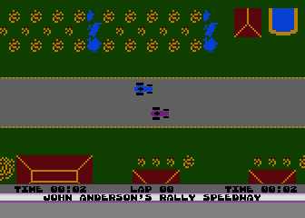 Rally Speedway - Atari 8-bit, Gameplay