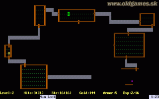 Rogue - PC DOS (ASCII), Gameplay