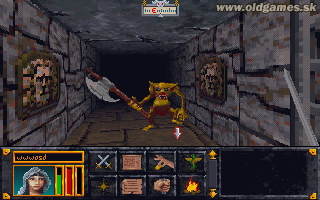 Elder Scrolls: Arena, The - PC DOS, First enemy - Goblin